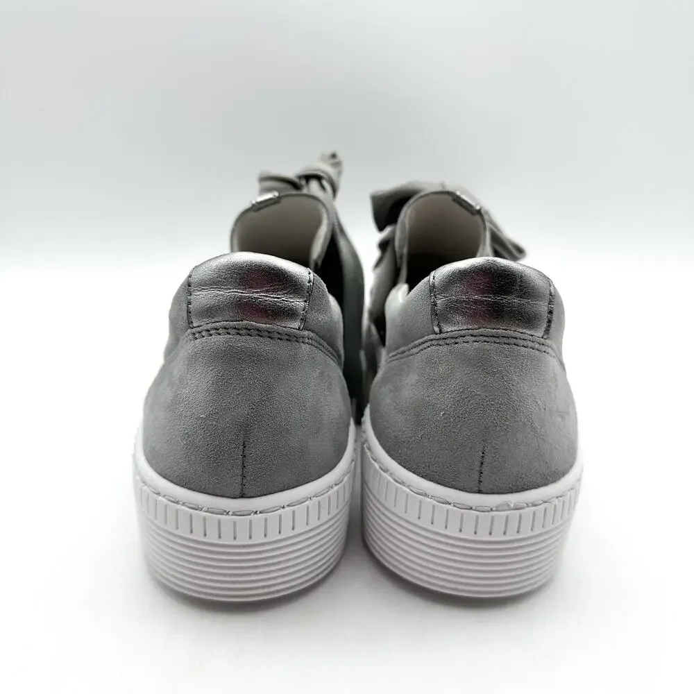 Gabor Womens 73.333.10 Casual Sneakers UK 5.5 US 8 Grey Stone Suede NWOB